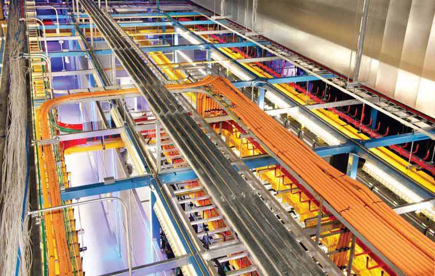 The data center interconnection photograph used on the cover of the 2014 edition